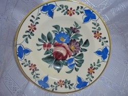 Rózsás Miskolcz kerámia fali tányér