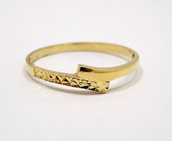 Engraved gold ring (zal-au86154)