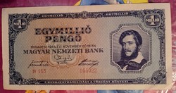 Egymillió Pengő 1945. bankjegy