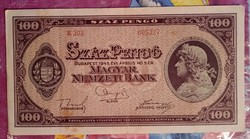Száz Pengő 1945. bankjegy