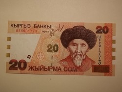 Kirgizisztán 20 Com UNC 2002