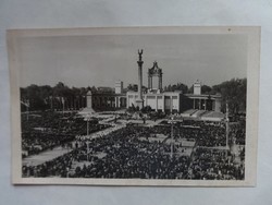 Régi képeslap: XXXIV. Nemzetközi Eucharisztikus kongresszus, Budapest, 1938