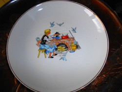 Mese tányér Hollóházi porcelán -(Hamupipőke) 