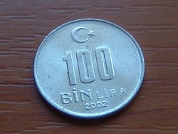 TÖRÖKORSZÁG 100 BIN 100.000 LÍRA 2002 #