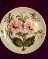 3 pcs hand painted ceramic bowl, plate