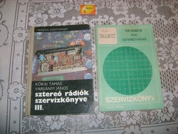 Két darab retro rádiós könyv