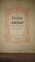Frédéric Chopin: Polonaisen kotta 100 oldal. szép állapotú. 