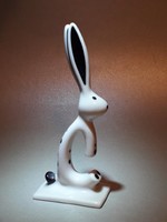 CMIELOW - Különleges porcelán nyuszi figura  - Design by Mieczyslaw Naruszewicz 1960 évek