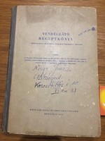 Venesz József - Vendéglátó Receptkönyv 1958