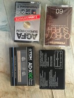 4 darab Retro magnó kazetta bontatlan csomagolásban - vintage 