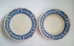 5db Brown-Westhead Moore viktoriánus porcelán tányér, 1860