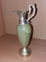 Zöld Sávos Ónix Váza