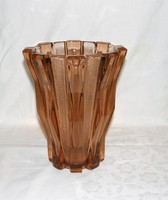 Retro Cseh üveg váza