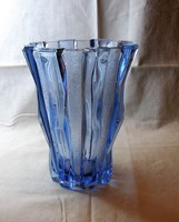 Retro Cseh üveg váza