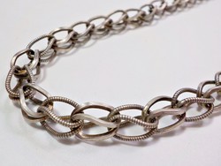 Különleges régi ezüst nyaklánc, nyakék 30 g.