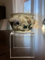 Antik Zsolnay perzsa dekoros mini kaspó