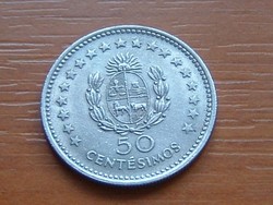 URUGUAY 50 CENTESIMOS 1960 ARTIGAS 4,5 g, 22 mm, Réz-nikkel #