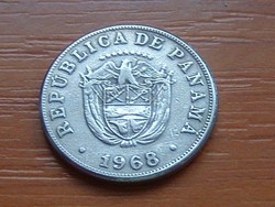 PANAMA 5 CENTÉSIMOS DE BALBOA 1968 #