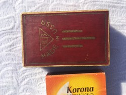 USSR Orosz ékszertartó ékszeres órás papír doboz