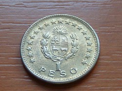 URUGUAY 1 PESO 1965 ARTIGAS Alumínium-bronz, 5 g., 22 mm #
