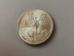 1986 Mexikó libertad ezüst 31,1 gramm 0,999
