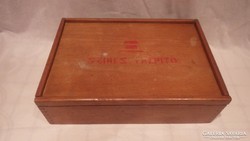 Régi Színes faépítő játék doboza