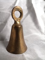 Régi kis méretű bronz csengettyű, csengő