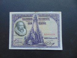 100 peseta 1928 Spanyolország 