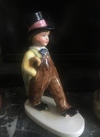 Rare antique Rosenthal /1933/ ceramic boy with umbrella
