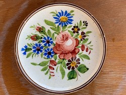 Antik Bélapátfalva Pruzsinszky 1910. kis falitányér, tányér 16,5 cm.