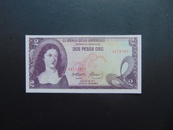 2 peso 1977 Kolumbia UNC !  