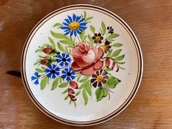 Antik Bélapátfalva Pruzsinszky 1910. kis falitányér, tányér 16,5 cm.
