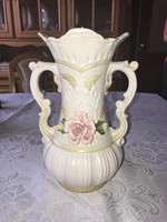 Szép Olasz majolika váza