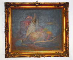 Festmény 60 x 50 cm aranyozott keretben Csépai Cs Géza 