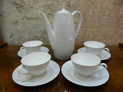 Retro / mid century német porcelán teáskészlet
