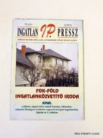 1998 március  /  IP INGATLAN PRESSZ  /  SZÜLETÉSNAPRA RÉGI EREDETI ÚJSÁG Szs.:  6711