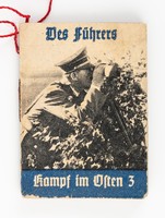 Német Második világháborús Winterhilfswerk - Téli Segélyező Kiskönyv - Kampf im Osten 3 EREDETI !