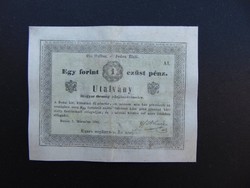 Almássy 1 forint - gulden 1849 RITKA !  01  
