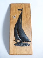Retro,vintage vitorlás hajós falikép