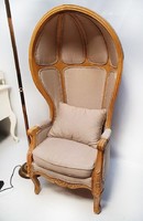 Neobarokk  "porters chair" fedett portás fotel KARE