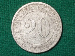 20 Pfennig 1888! German Empire!