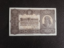 Extra szép + 100 Korona 1923 Magyar pénzjegynyomda