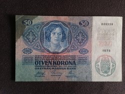 50 Korona 1914 bélyegzés nélkül!