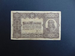 100 korona 1923 Magyar Pénzjegynyomda RT  05