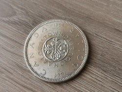 1964 Jubileumi Kanada ezüst 1 dollár 23,3 gramm 0,800