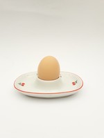 Alföldi retro porcelán tojástartó - tojás kínáló cseresznye mintával - ritka!