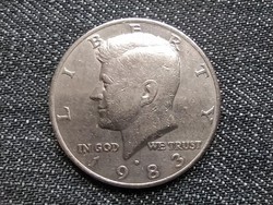USA Kennedy half dollar 1/2 Dollár 1983 D / id 17258/