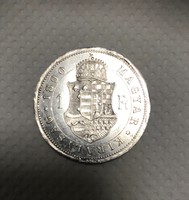 Ferenc József 1890 KB ezüst 1 Forint
