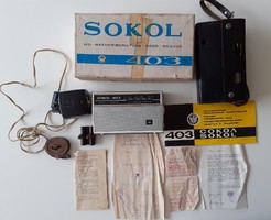 Retro Sokol 403 rádió minden gyári tartozékkal 