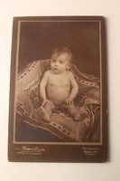 Antik gyermek fotó, özv.Breuer E. és fia